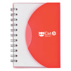 Spiral Notebook, Mini - Red - Silk Screen