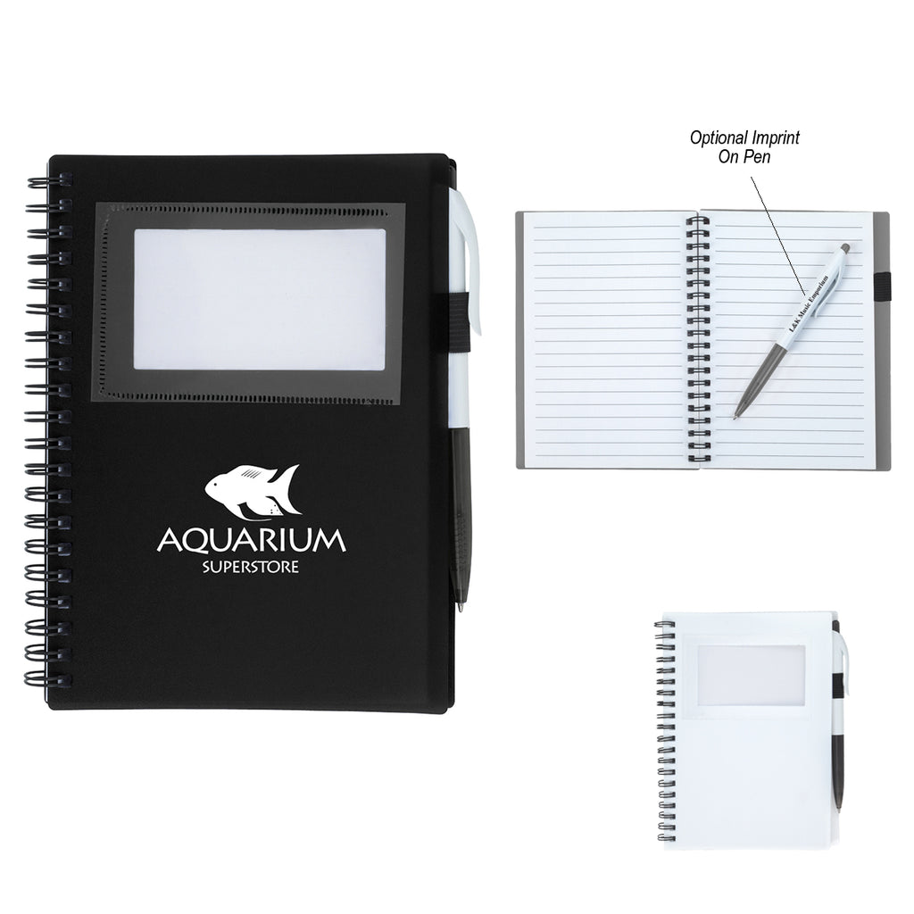 Spiral Notebook with an ID Window