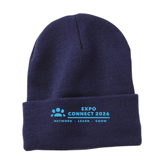Sportsman 12" Sherpa Lined Cuffed Beanie Embroidery