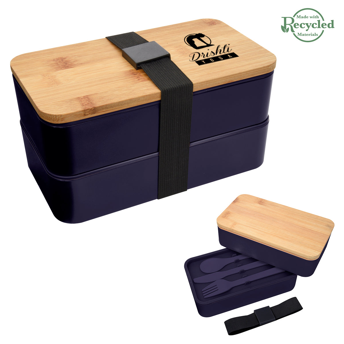Stackable Bento Lunch Set, Recycled - Silk Screen