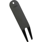 Stainless Steel Divot Repair Tool Laser Engraving - Black - Back