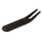 Stainless Steel Divot Repair Tool Laser Engraving - Black - Right Angle