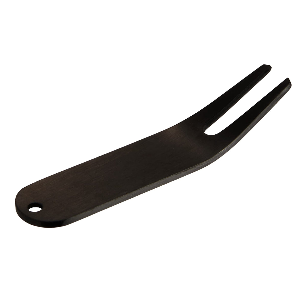 Stainless Steel Divot Repair Tool Laser Engraving - Black - Right Angle