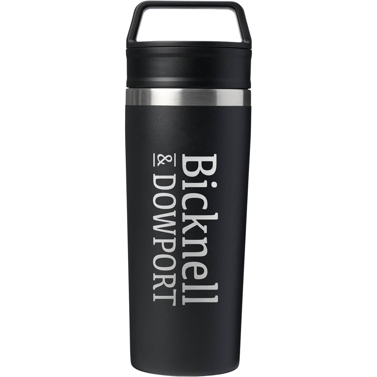 Stanley Cafe-To-Go Travel Mug, 16 oz Laser Engraving - Black - Front