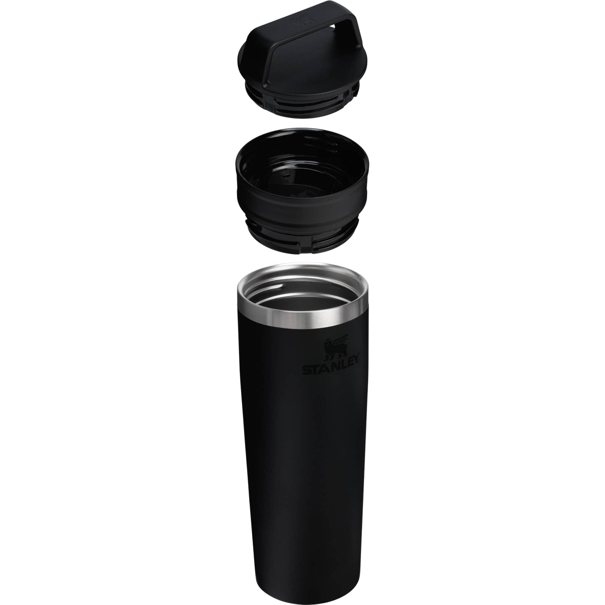 Stanley Cafe-To-Go Travel Mug, 20 oz - Black - Right Angle 2
