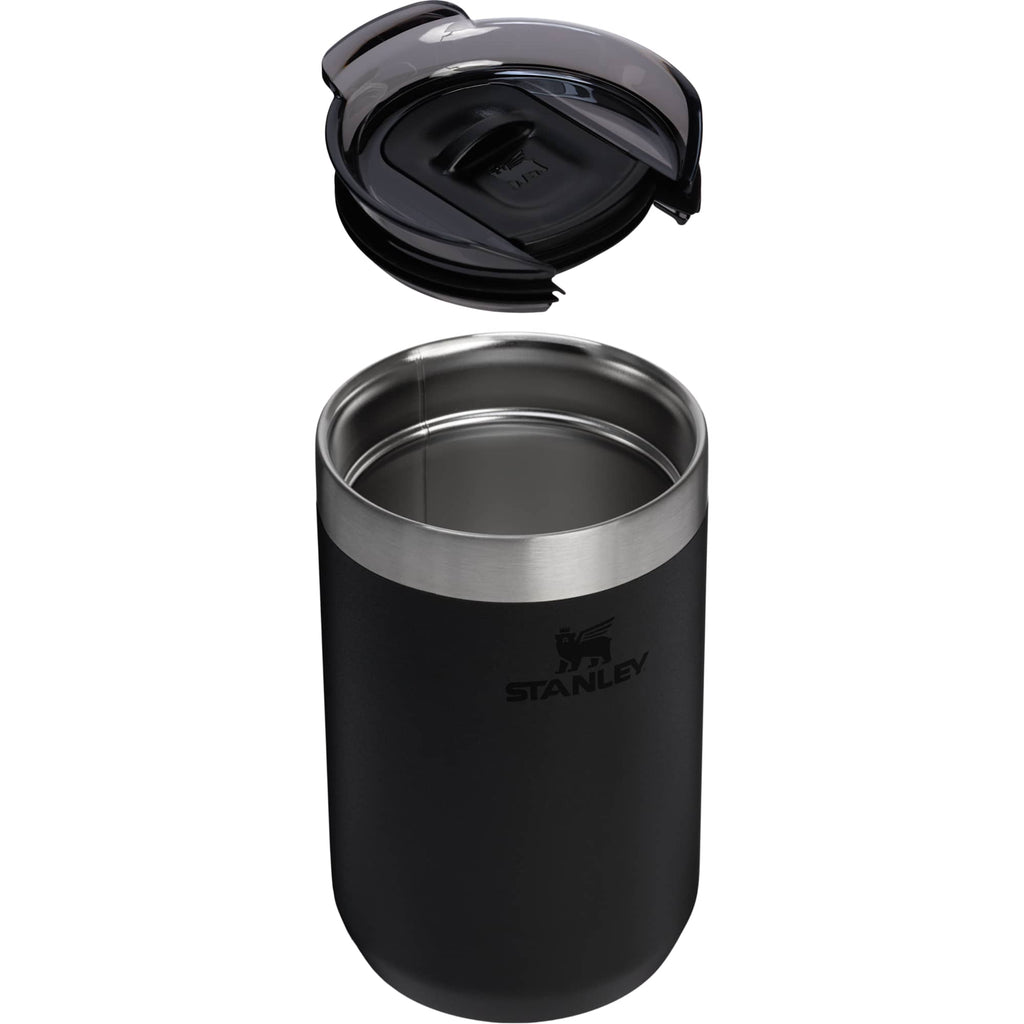 Stanley Everyday Camp Cup with Slider Lid, 12 oz - Black - Detail Right Angle 2