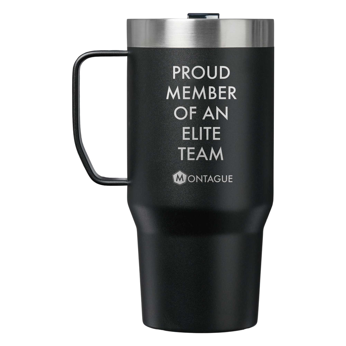Stanley Everyday Suburban Travel Mug with Handle, 24 oz - Black - Front