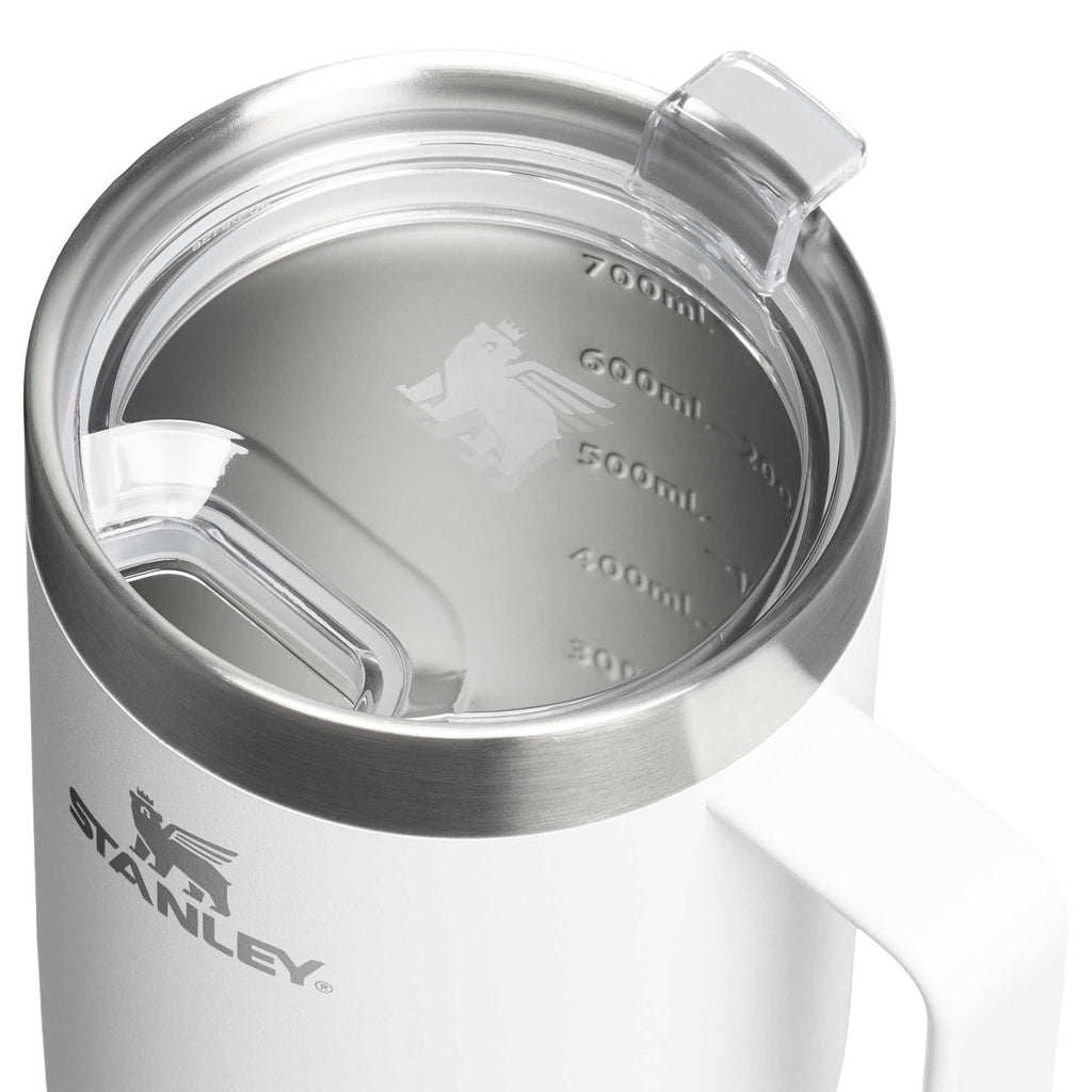 Stanley Everyday Suburban Travel Mug with Handle, 24 oz - Frost - Detail Front