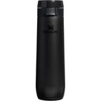 Stanley Flowstate Spring Bottle with Lanyard, 20 oz Laser Engraving - Black - Back