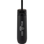 Stanley Flowstate Spring Bottle with Lanyard, 20 oz Laser Engraving - Black - Front