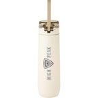 Stanley Flowstate Spring Bottle with Lanyard, 20 oz Laser Engraving - Cream - Front