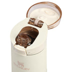 Stanley Flowstate Spring Bottle with Lanyard, 20 oz Laser Engraving - Cream - Top