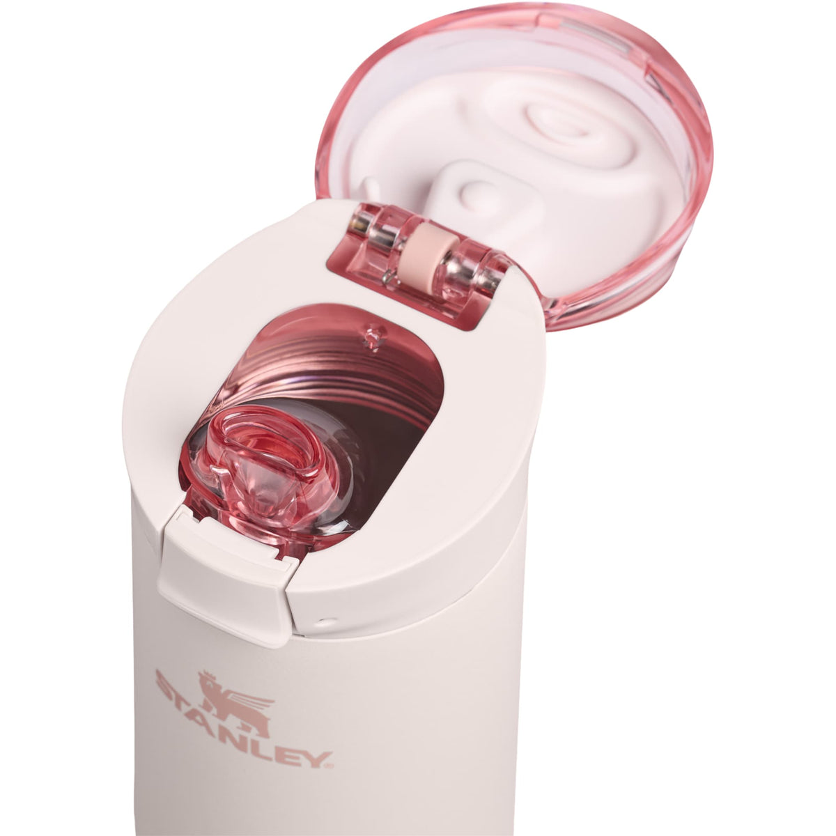 Stanley Flowstate Spring Bottle with Lanyard, 20 oz Laser Engraving - Rose Quartz - Photo 3