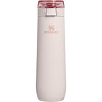Stanley Flowstate Spring Bottle with Lanyard, 20 oz Laser Engraving - Rose Quartz - Photo