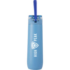Stanley Flowstate Spring Bottle with Lanyard, 20 oz Laser Engraving - Sky Blue - Front