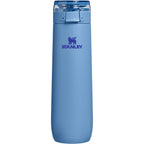 Stanley Flowstate Spring Bottle with Lanyard, 20 oz Laser Engraving - Sky Blue - Photo