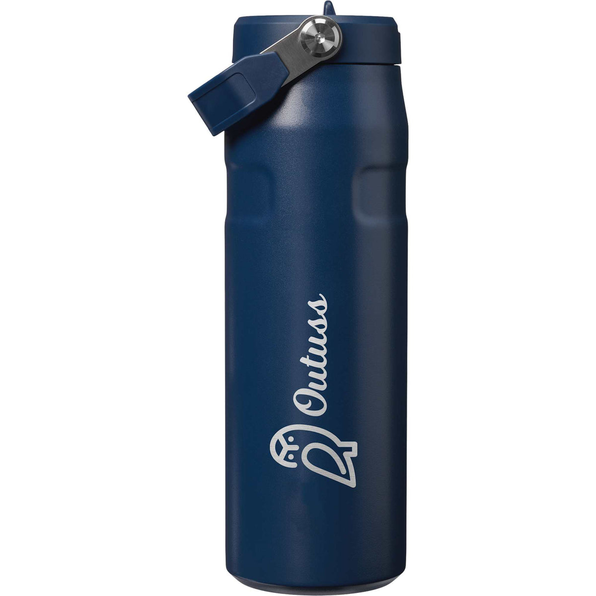 Stanley IceFlow AeroLight Flip Straw Bottle, 24 oz - Navy - Front