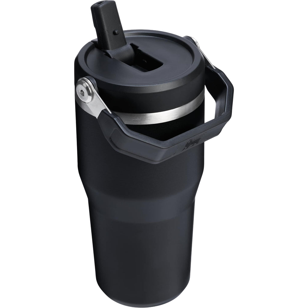 Stanley IceFlow Flip Straw Tumbler, 20 oz - Black - Right Angle