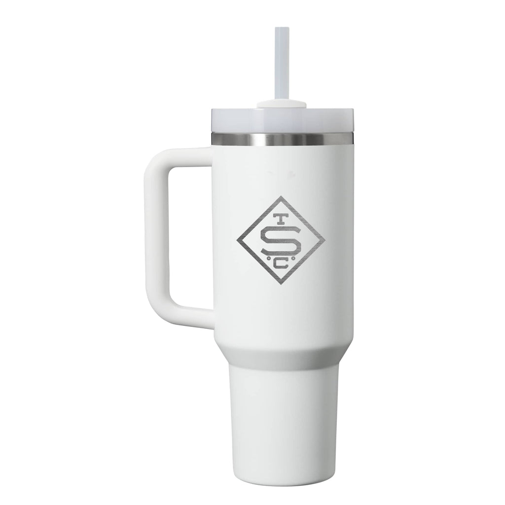 Stanley Quencher H2.0 FlowState Tumbler, 40 oz - Frost - Front