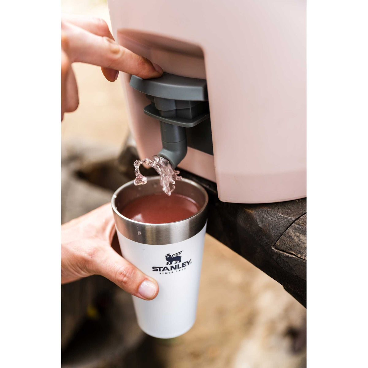 Stanley Stay-Chill Stacking Pint, 16 oz - Polar - Back Lifestyle 2