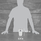 Stanley Stay-Chill Stacking Pint, 16 oz - Polar - Detail