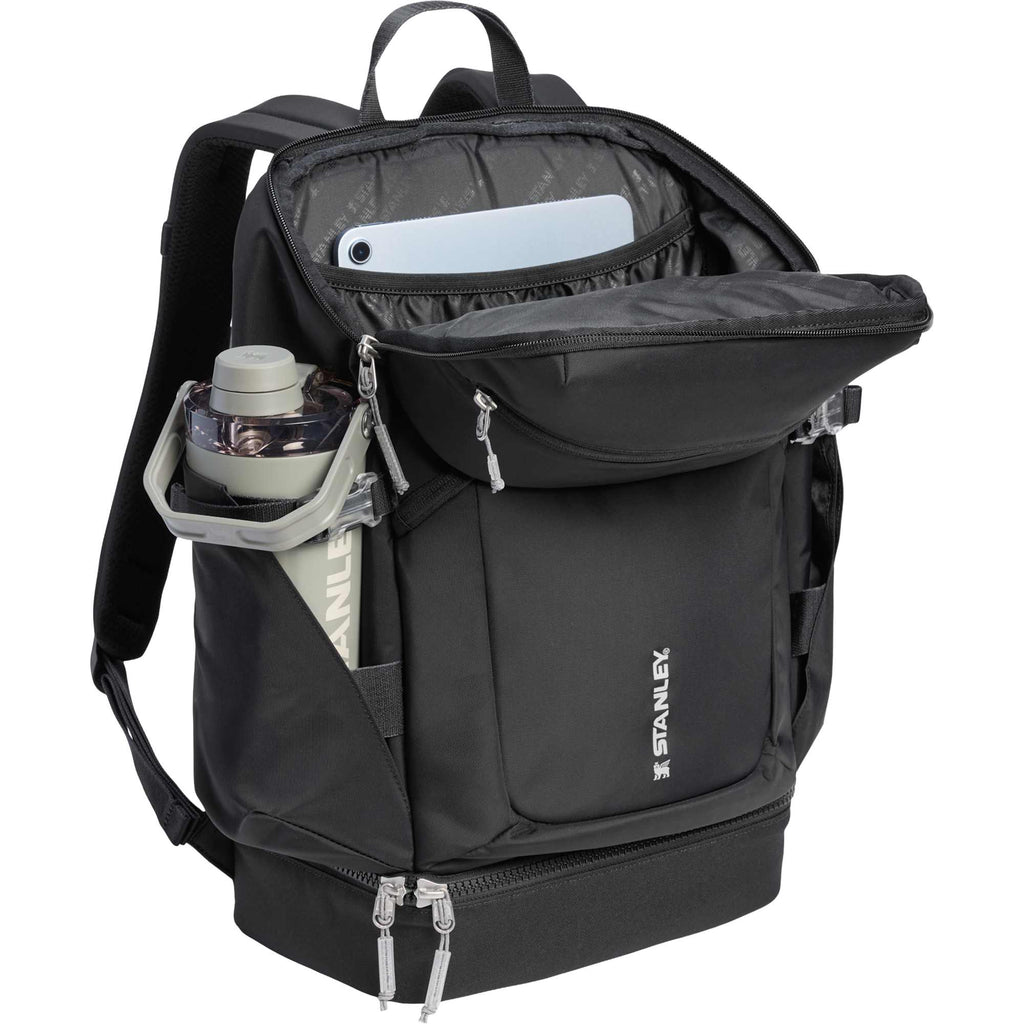 Stanley Vitalize Backpack with Tumbler Holder Embroidery - Black - Photo 6
