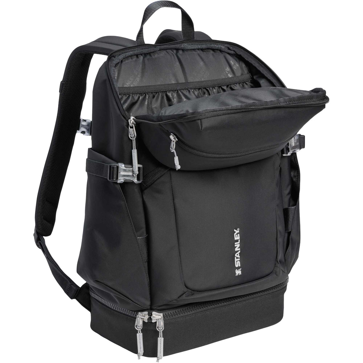 Stanley Vitalize Backpack with Tumbler Holder Embroidery - Black - Photo 9