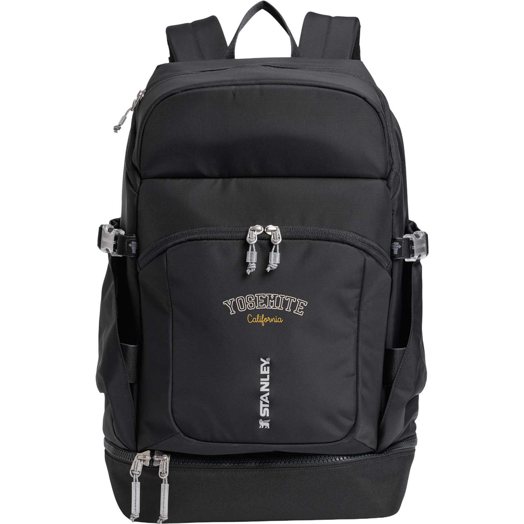 Stanley Vitalize Backpack with Tumbler Holder Embroidery - Black - Photo