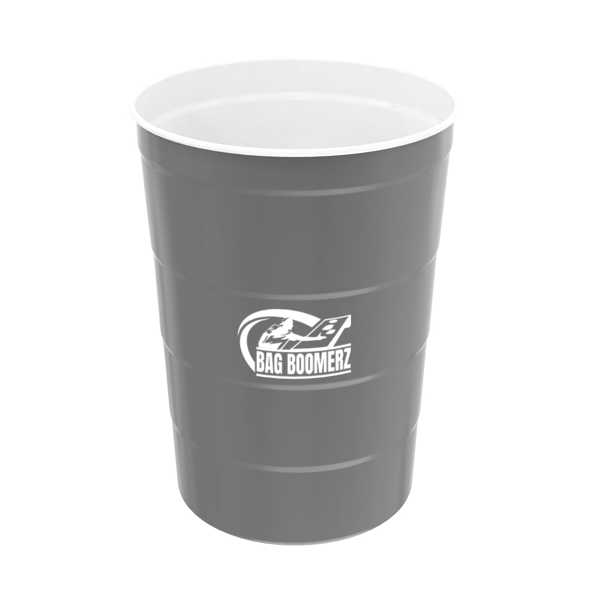 Steel Chill-Cups, 16 oz - Gray - Silk Screen