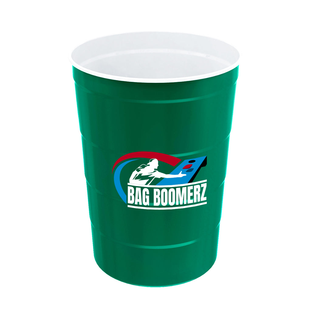 Steel Chill-Cups, 16 oz - Green - Colorbrite
