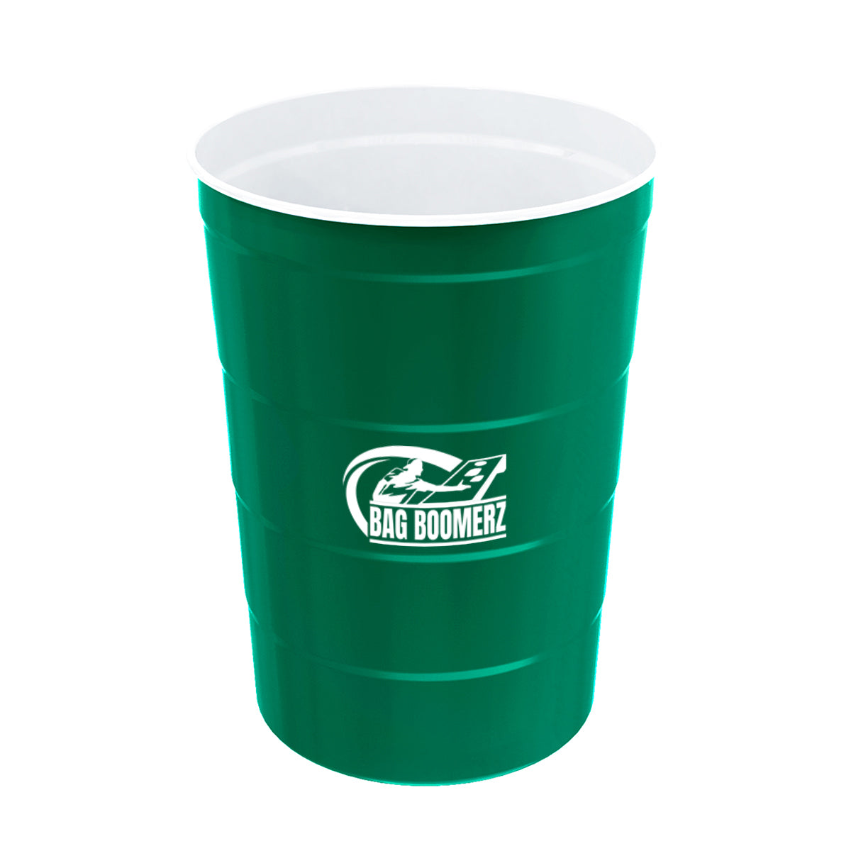 Steel Chill-Cups, 16 oz - Green - Silk Screen