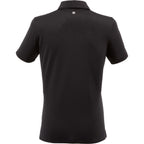Stitch Solid Pique Polo for Women Embroidery - Black - Back