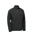 Stormtech Avalante Quarter Zip Pullover for Men - Black Heather - SIDE
