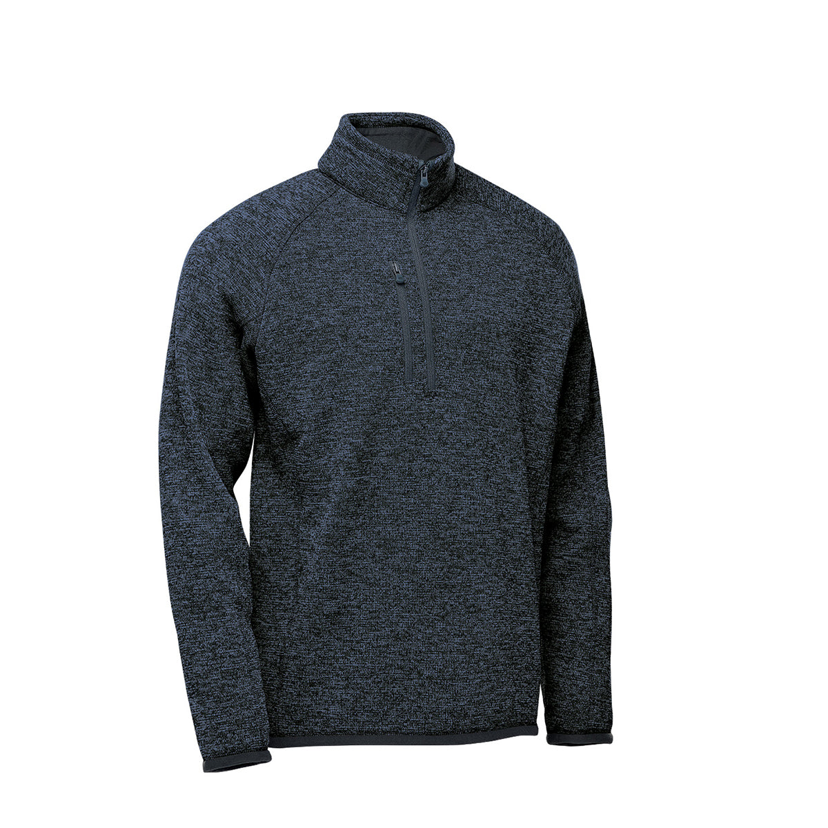 Stormtech Avalante Quarter Zip Pullover for Men - Navy Heather - SIDE