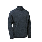 Stormtech Avalante Quarter Zip Pullover for Men - Navy Heather - SIDE