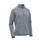 Stormtech Avalante Quarter Zip Pullover for Women - Granite Heather - SIDE
