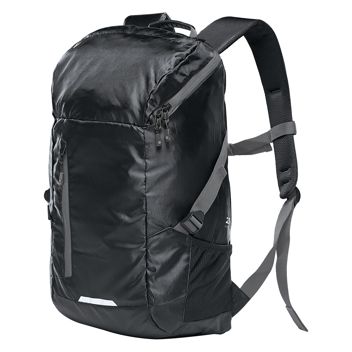 Stormtech Backpack, Whistler - Black/Gunmetal - GunMetal_SIDE