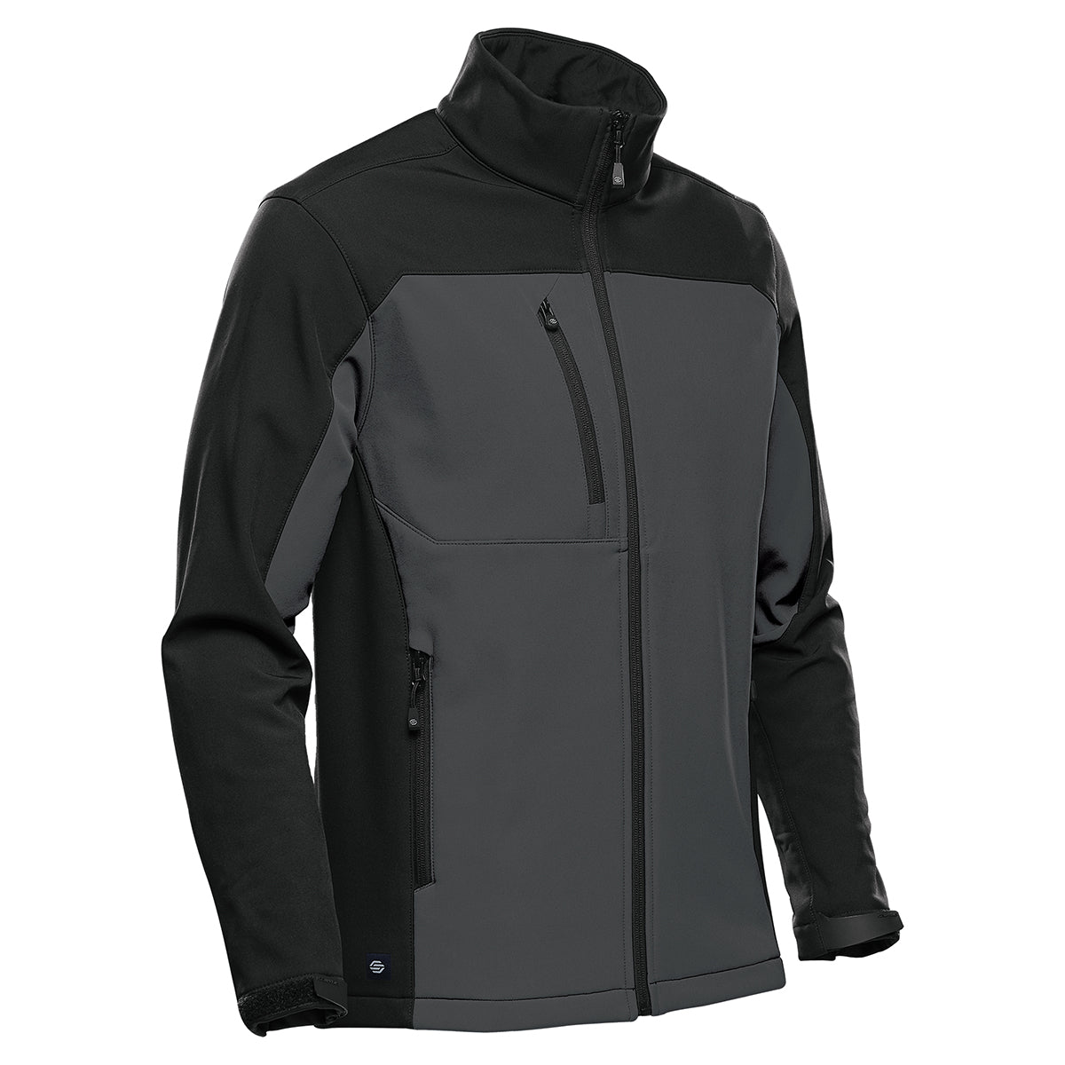 Stormtech Cascades Softshell for Men - Black/Black - Dolphin_SIDE