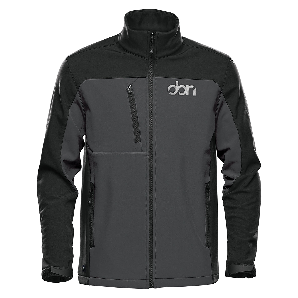 Stormtech Cascades Softshell for Men - Black/Black - Embroidery