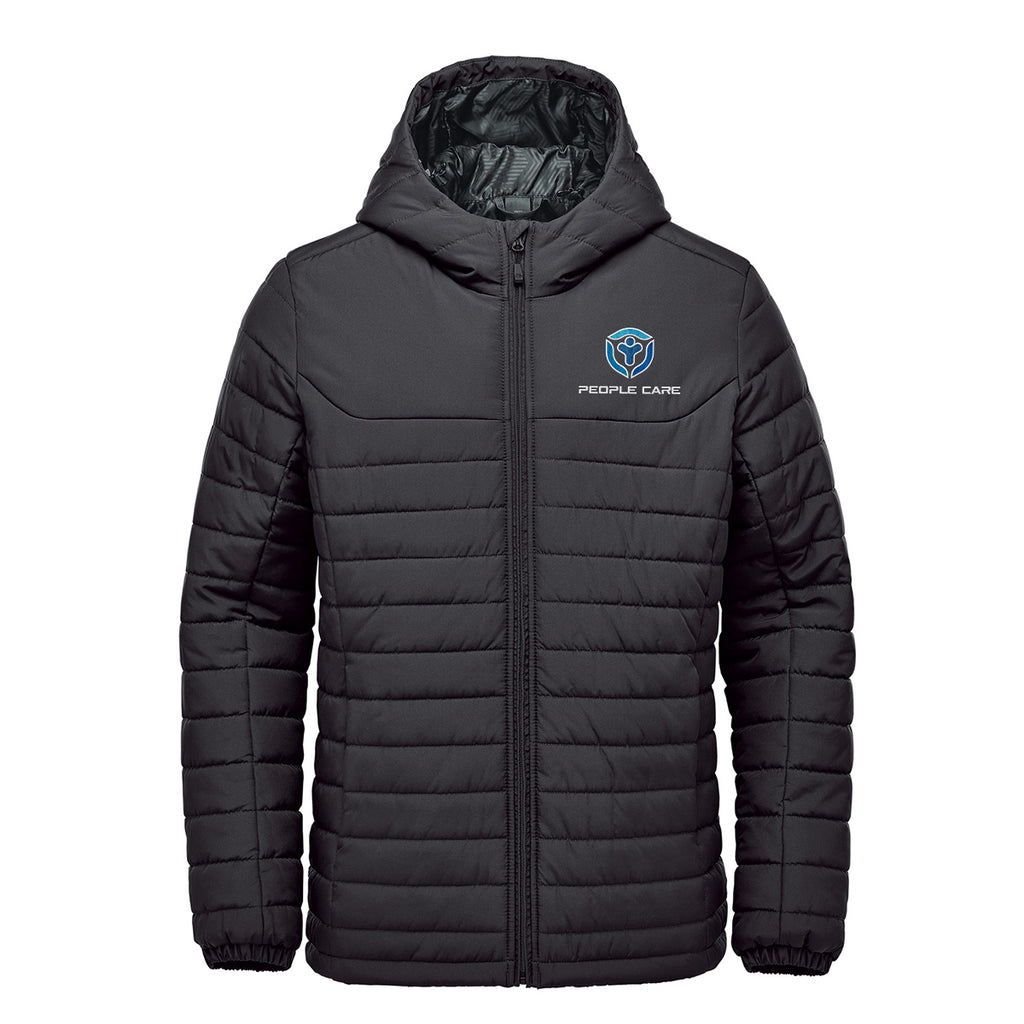 Stormtech Nautilus Quilted Hoody for Men - Black - Embroidery