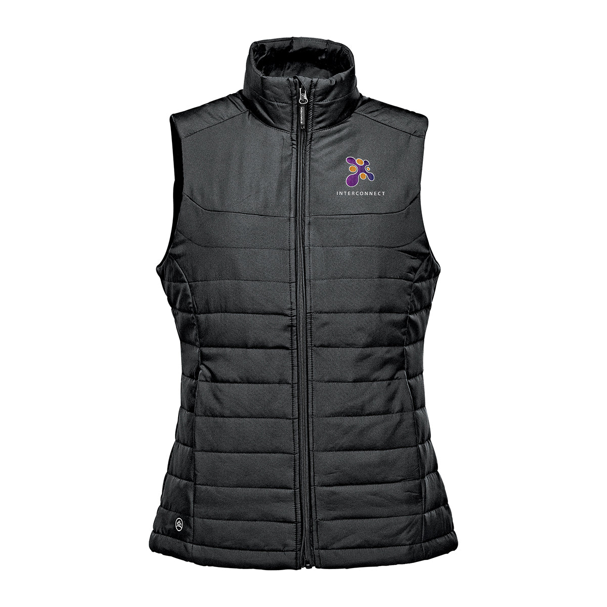 Stormtech Nautilus Quilted Vest for Women - Black - Embroidery