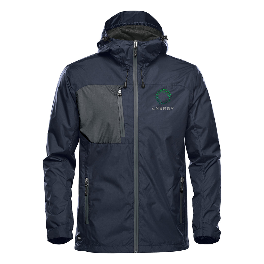 Stormtech Olympia Shell for Men - Navy/Granite - Embroidery