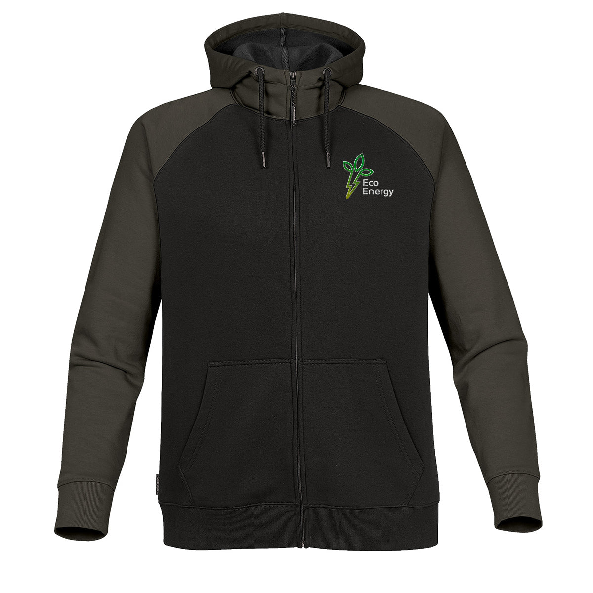 Stormtech Omega Zip Hoody for Men - Black/Carbon - Embroidery