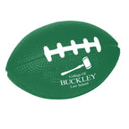 Stress Reliever Shaped Like a Football - Forest Green - Pad Print