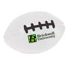 Stress Reliever Shaped Like a Football - White - Full Color