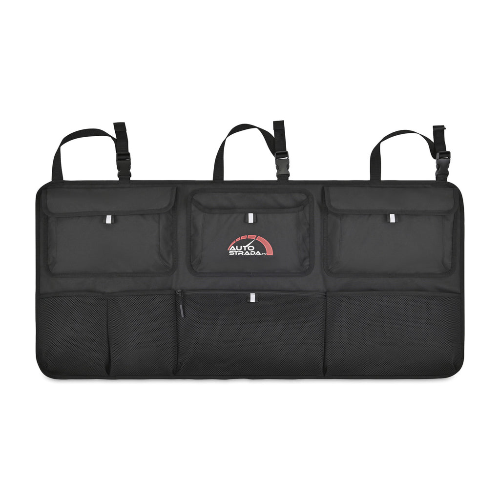 Structure Backseat Organizer in Recycled PET Transfer - Black - View 1