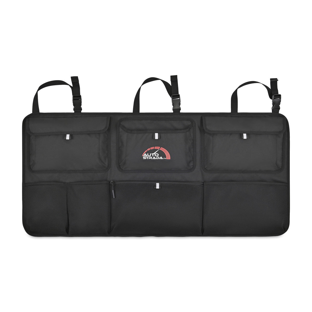 Structure Backseat Organizer in Recycled PET Transfer - Black - View 1