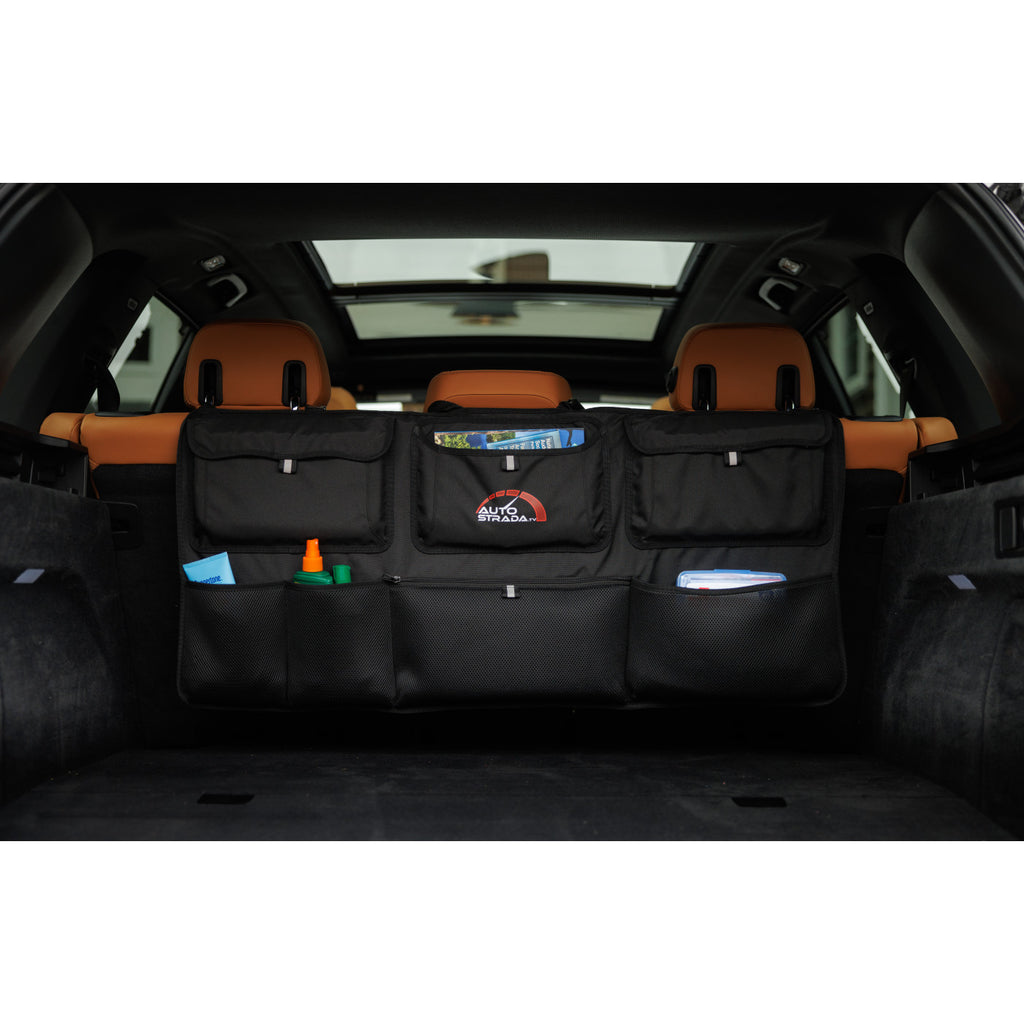 Structure Backseat Organizer in Recycled PET Transfer - Black - View 6
