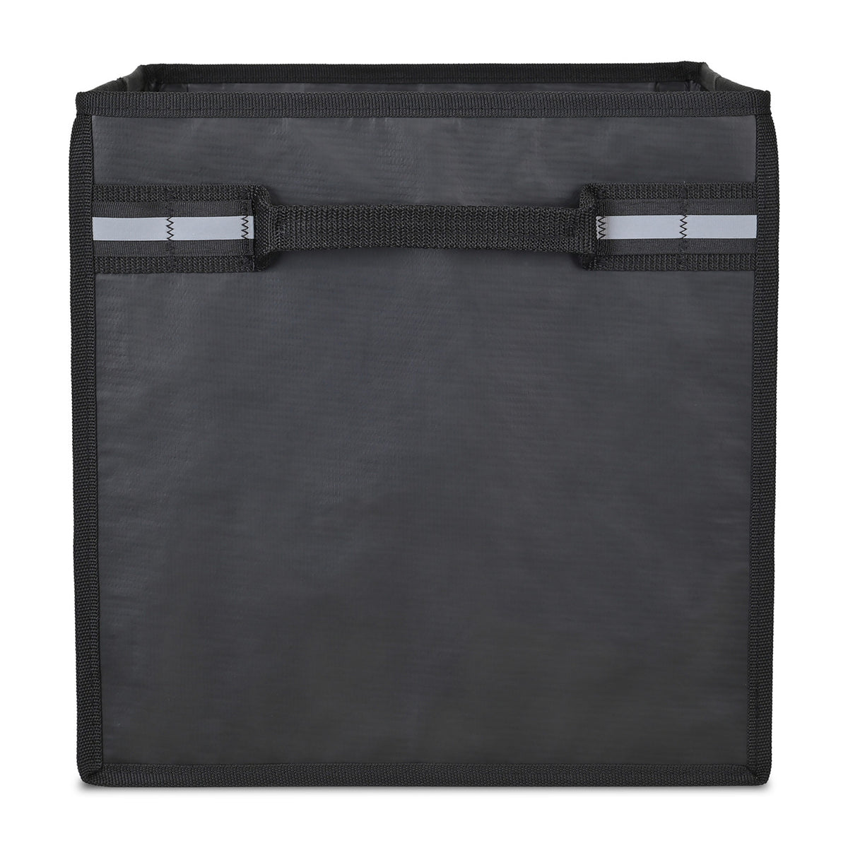 Structure Cargo Box in Recycled Non-Woven Embroidery - Black - View 2