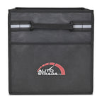 Structure Cargo Box in Recycled Non-Woven Embroidery - Black - View 3